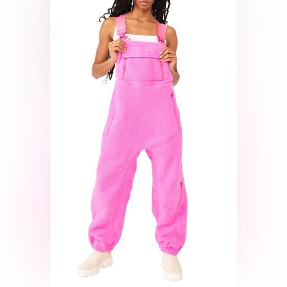 COPY - Free People Hit The Slopes Salopette Jumpsuit - Picture 3 of 8